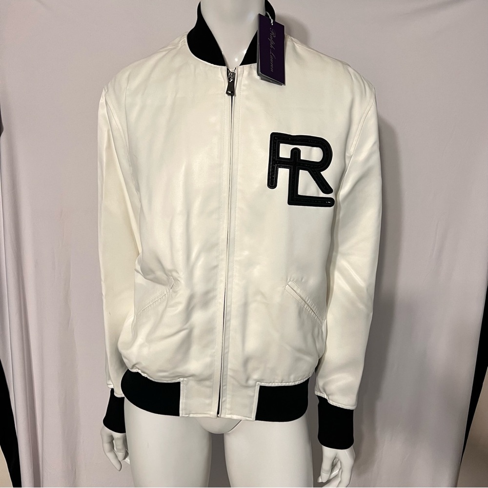 Ralph Lauren Collection
Emory Faux Leather Varsity Jacket